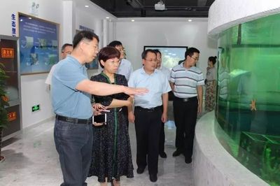 山東省發(fā)改委重點(diǎn)處王曉燕處長一行到東方海洋調(diào)研工作